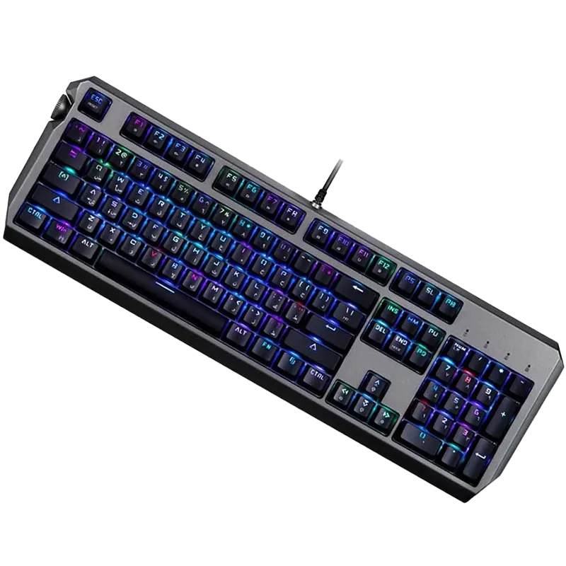 Porodo Gaming Wired Mechanical Gaming Keyboard with Gateron Pro Switch (Red) 1 Mascom International.webp